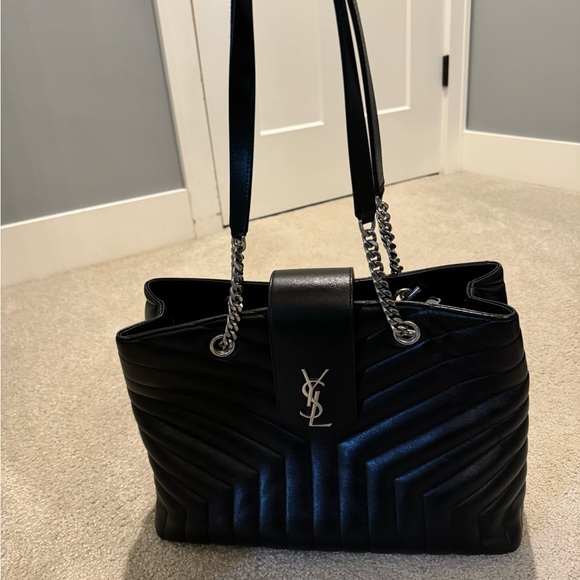 Authentic YSL large Loulou calfskin Y quilted monogram. - Picture 8 of 8